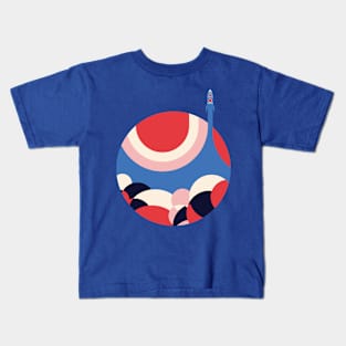 moon rocket Kids T-Shirt